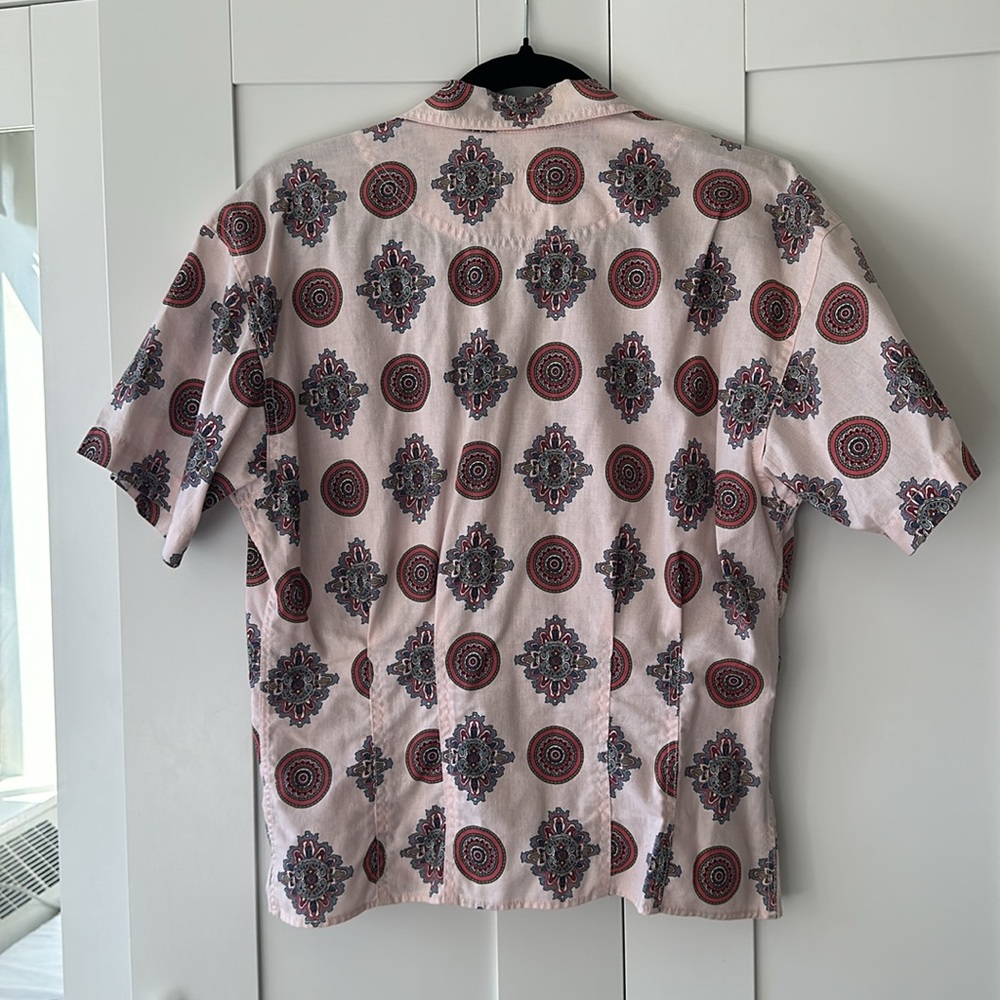 Printed Button Down Shirt - image 5